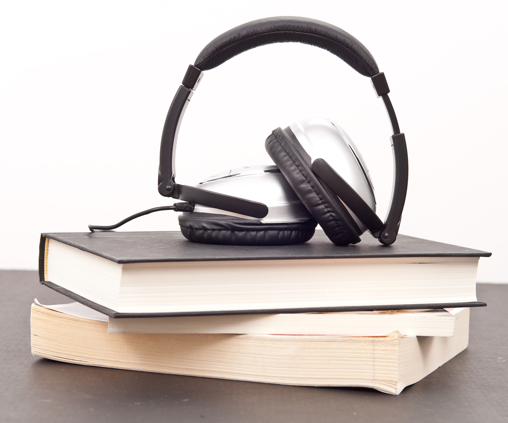 ヘッドホンと本