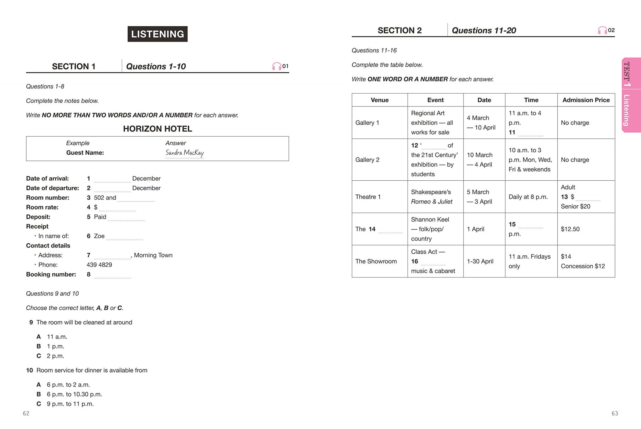 IELTSリスニング